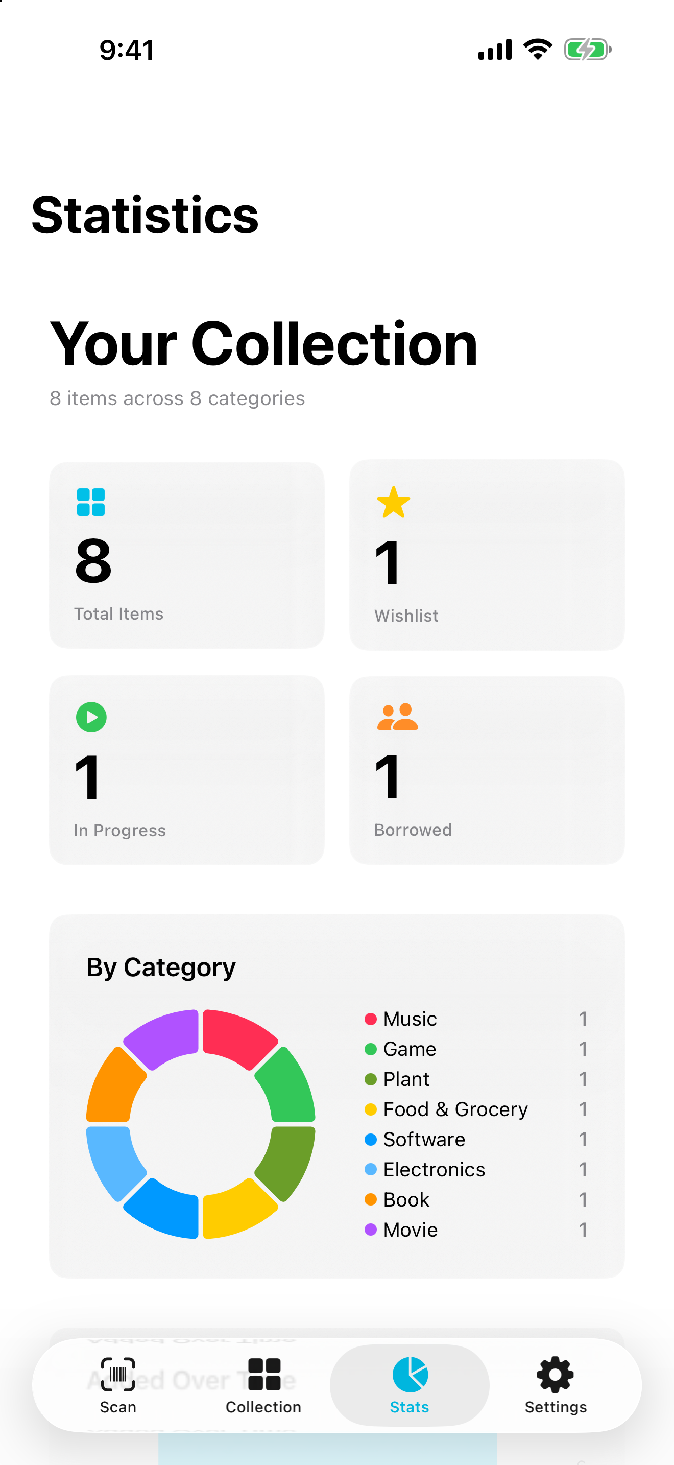 Gather iPhone interface