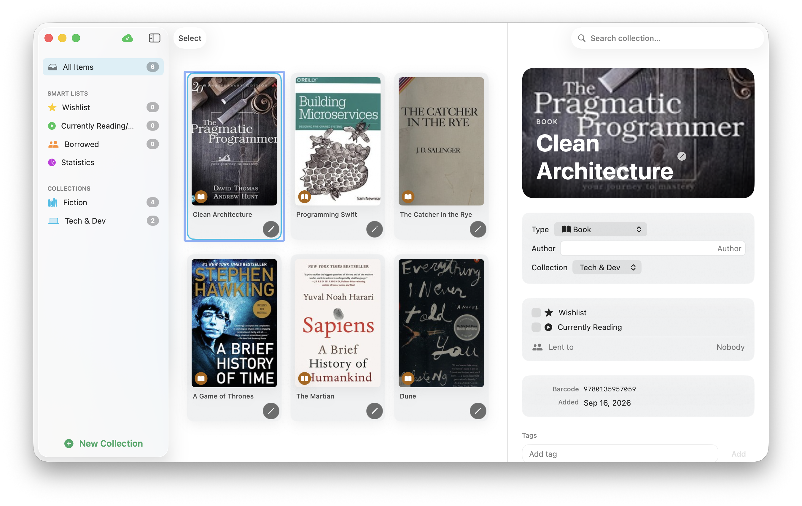 Gather macOS interface