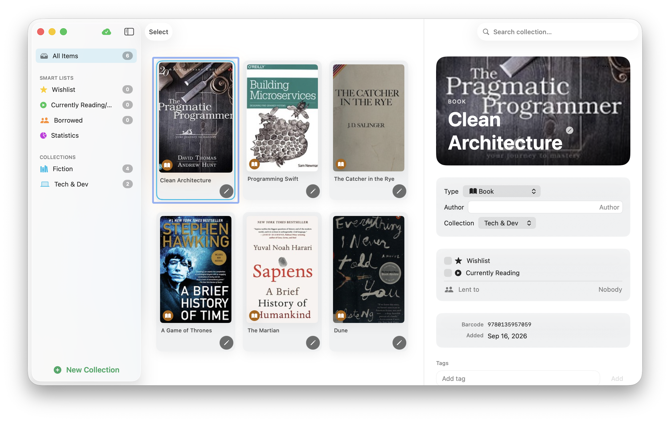 Gather macOS interface