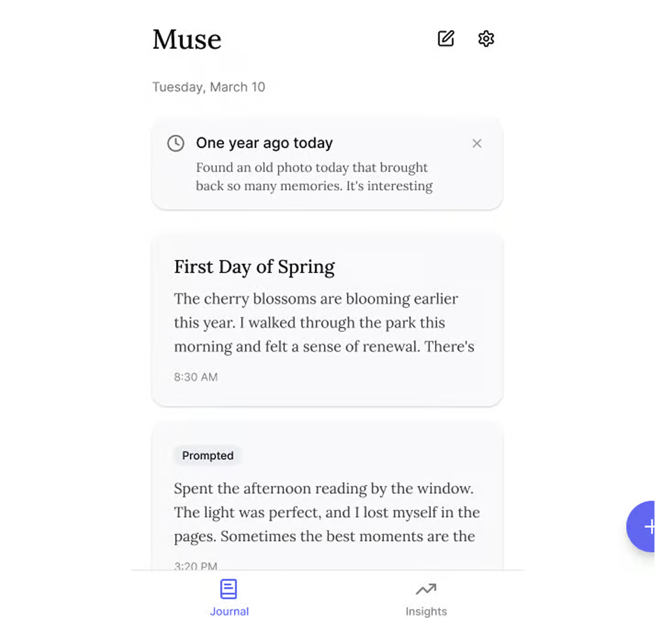 Muse — app screenshot