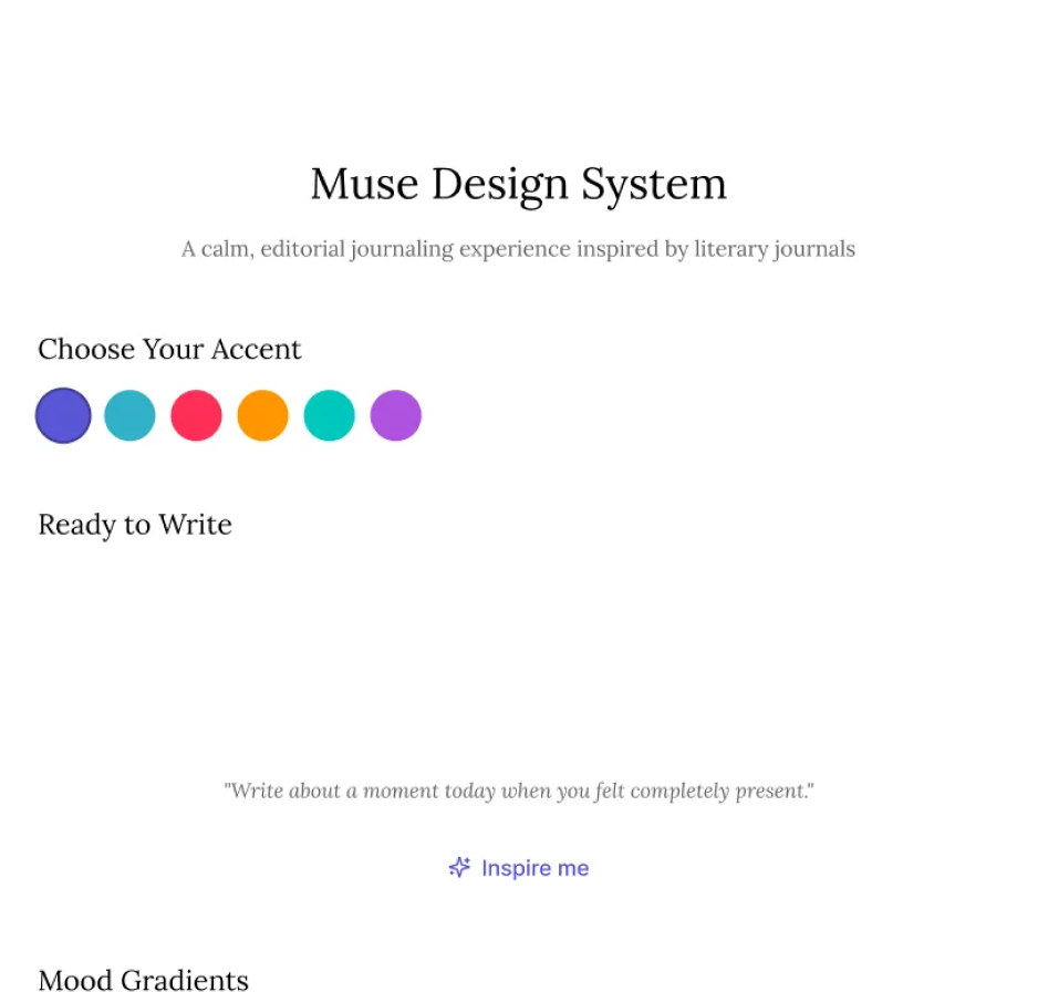 Muse — design system