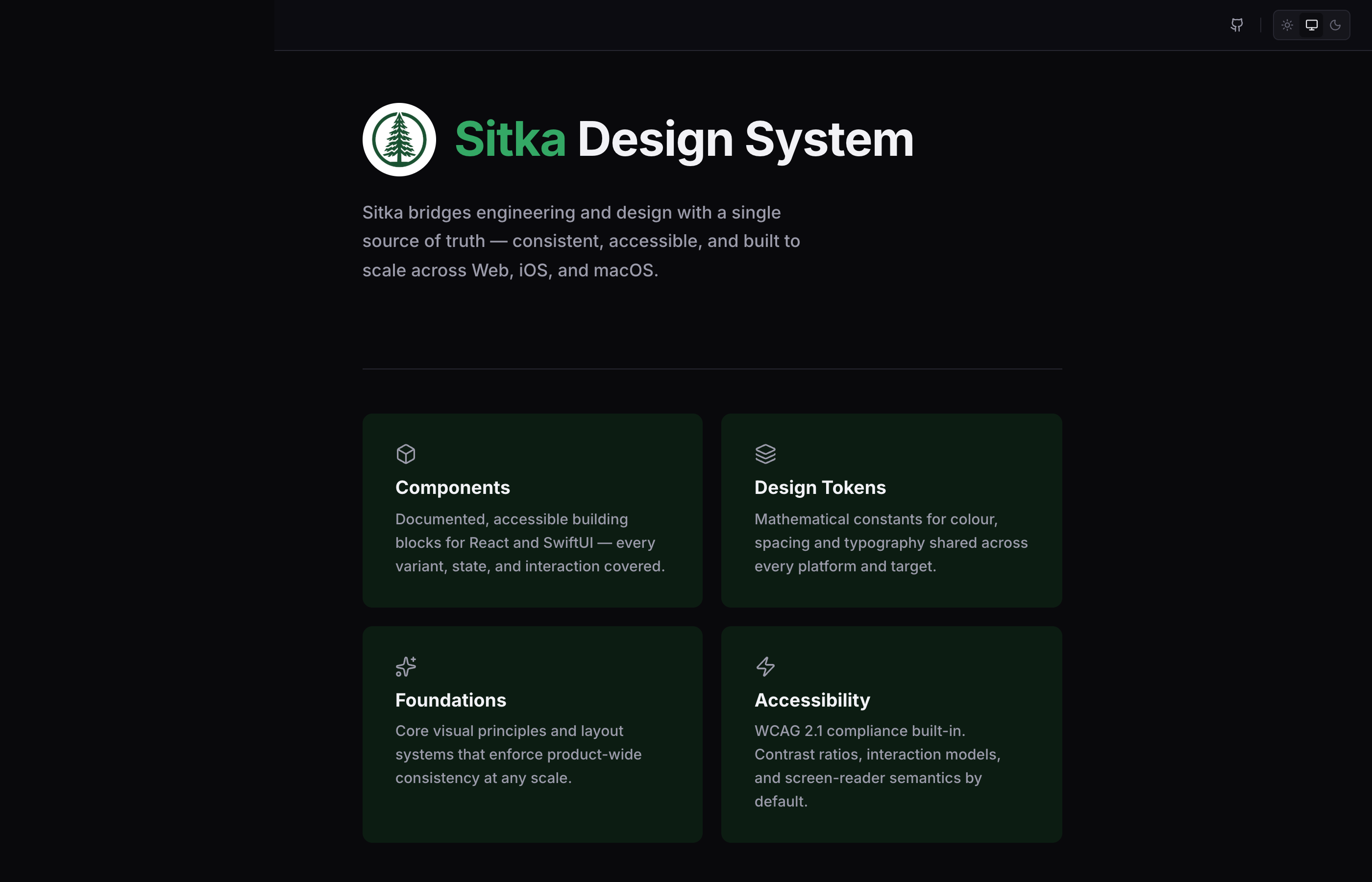 Sitka Design System