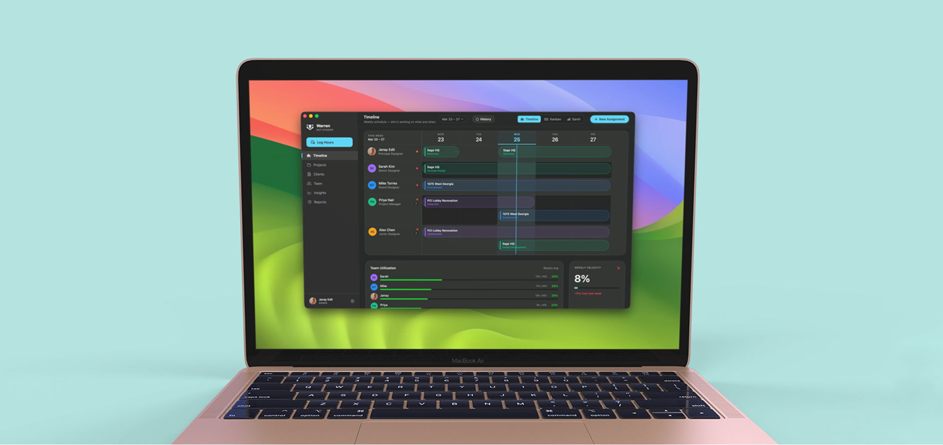 Warren — screenshot