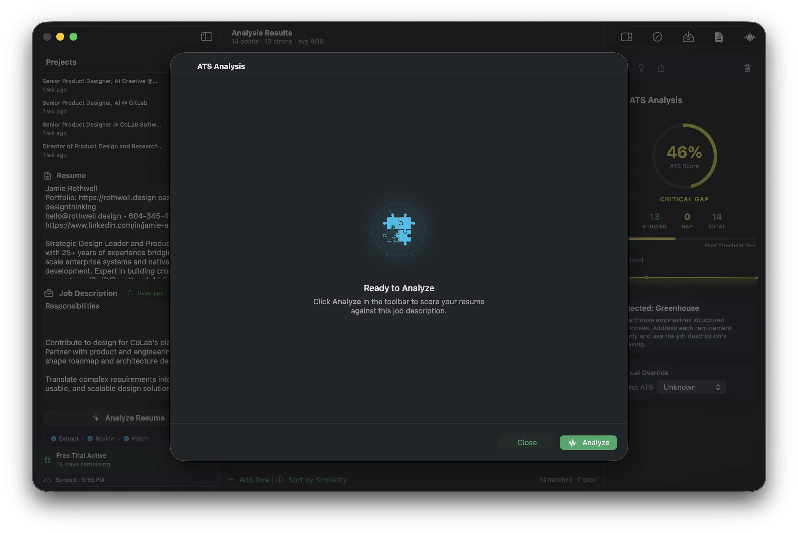 ATS Analysis Overview